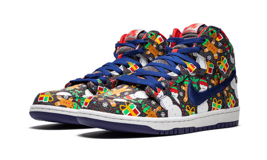 SB Dunk High TRD QS "Ugly Christmas Sweater" 881758 446
