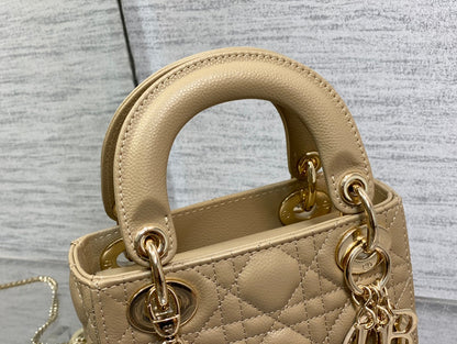 mini lady 17cm ecru calfksin ghw