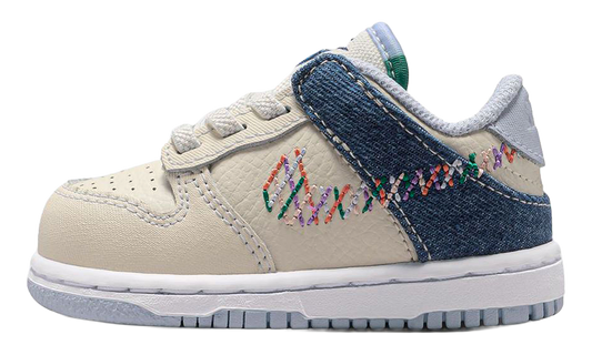 Dunk Low TD "Soft Pearl / Blue Denim / Midnight Navy / Multicolor" IR1827 022