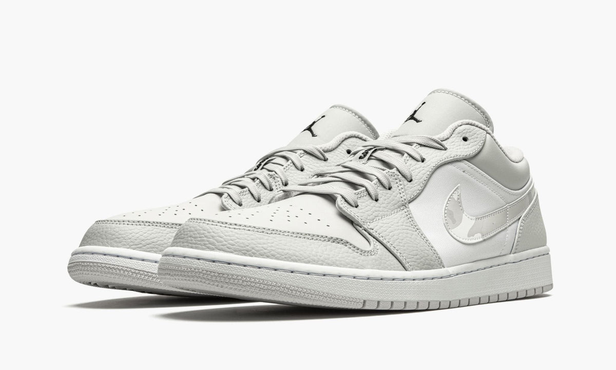 Air Jordan 1 Low White Camo Sneakers - Style Staple | Designer Kicks