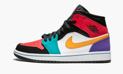 Air Jordan 1 Mid Multicolor Sneakers - Court Icon | Sneakerhead Pick