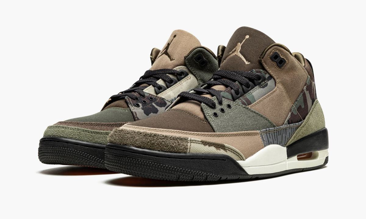 Air Jordan 3 “Patchwork Camo” Sneakers - Vintage Inspired