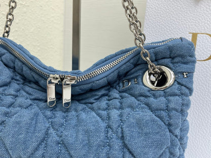 Dior 2026 Milly-La-Foret Bag 33cm Denim and Lambskin 158107