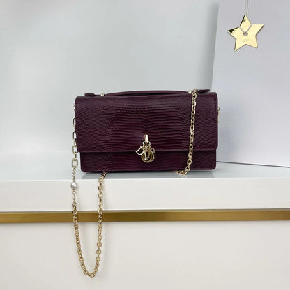 Dior 2026 Pearl Clutch Bag 21cm Leather