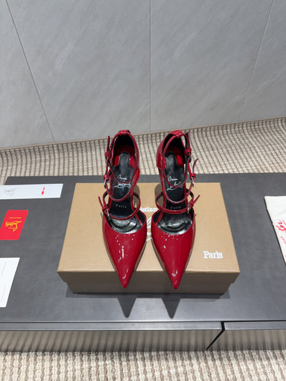 CL 26SS High Heel Pump 100 Red Patent Leather 613871