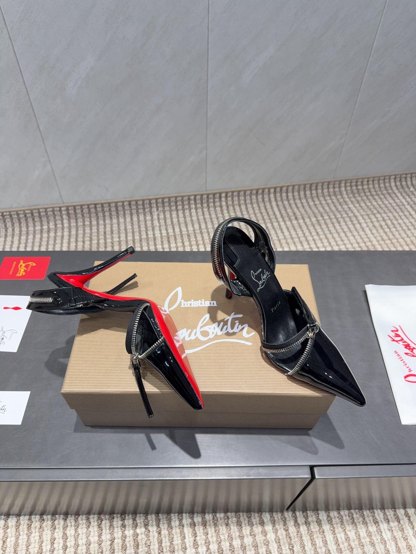 CL 26SS Slingback 100 Black Patent Leather 613787