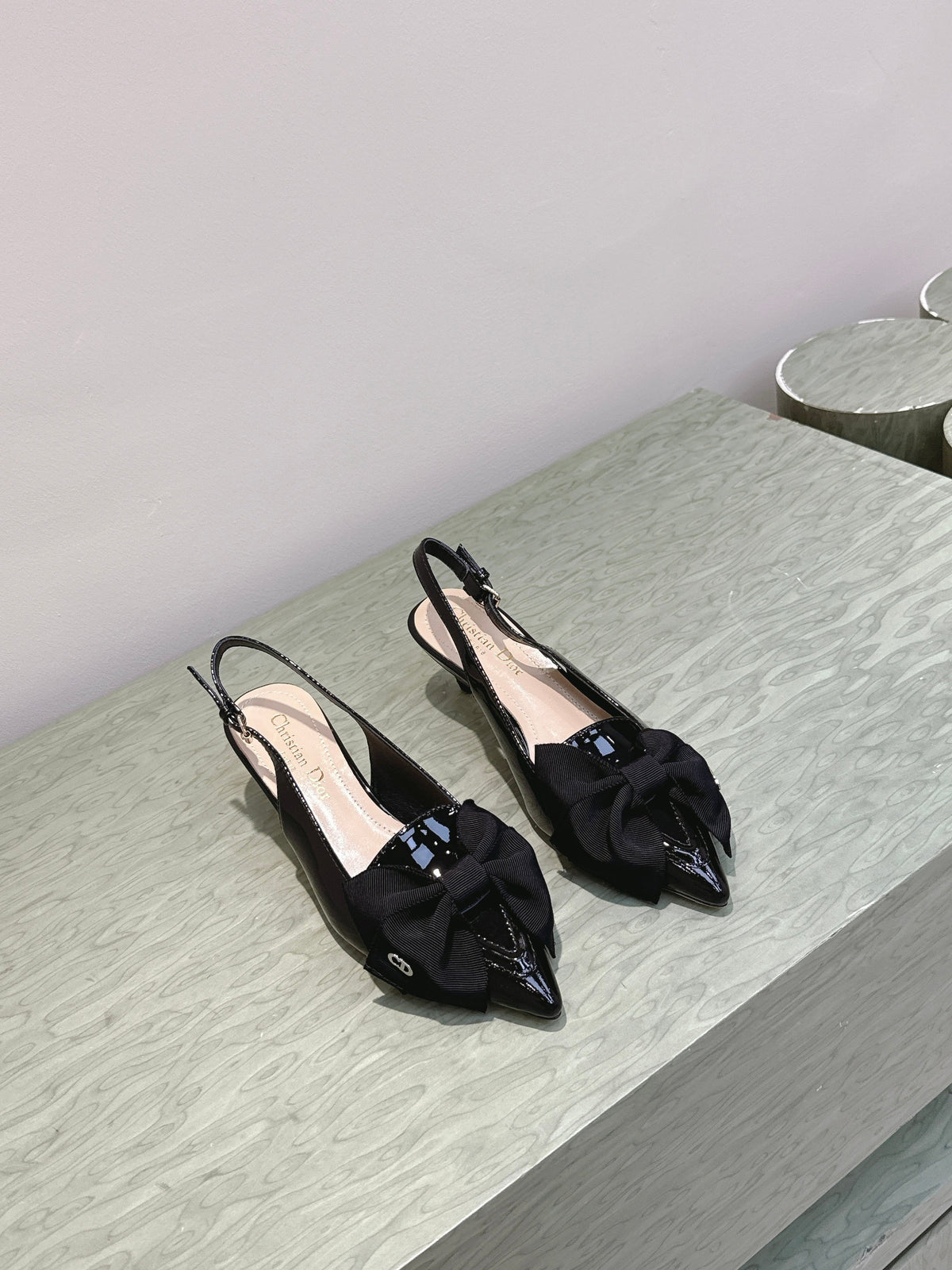 CD 26s Slingback Black Patent Leather 652975
