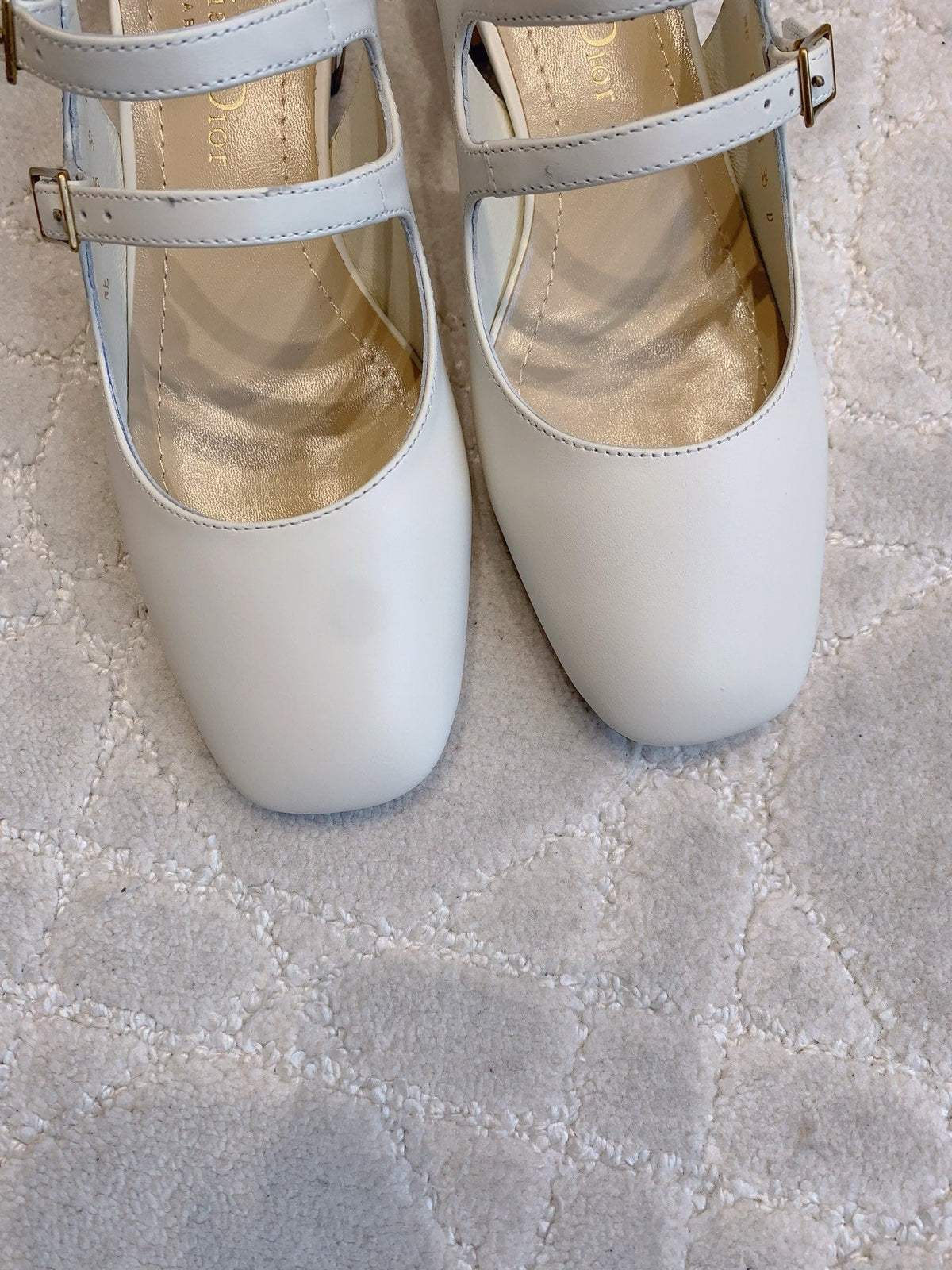 CD Chérie Slingback Pump 5cm White Leather 615468