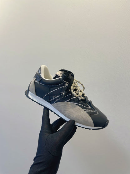 CD 26s D-Sketch Grey Dark Blue Suede Sheepskin 908095