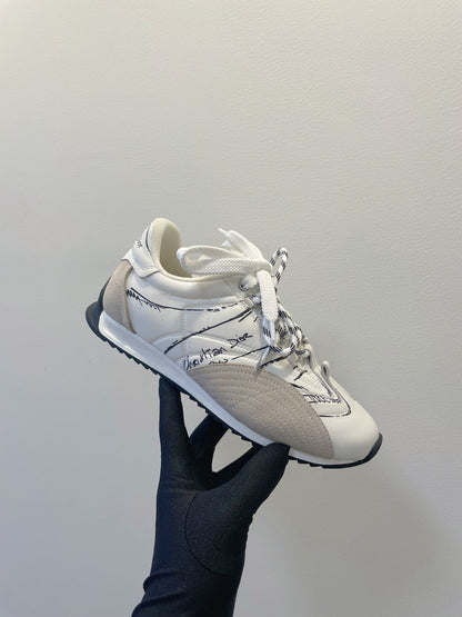 CD 26s D-Sketch Grey White Suede Sheepskin 908096
