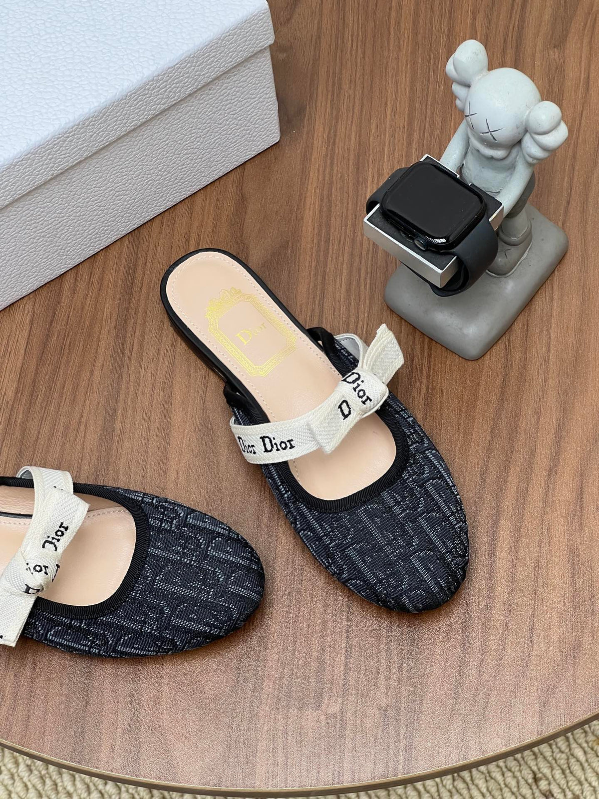 Dior 2026 Bow Mule Fabric Cowhide 846586