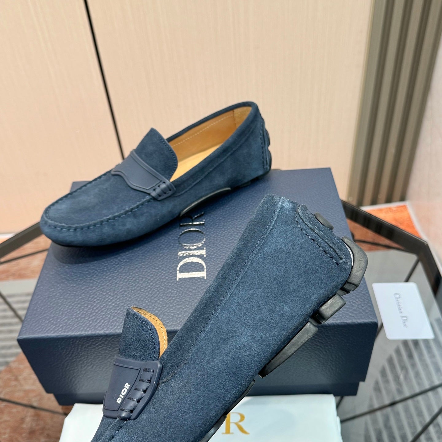 CD Odéon Men’s Loafer Dark Blue Suede 664116