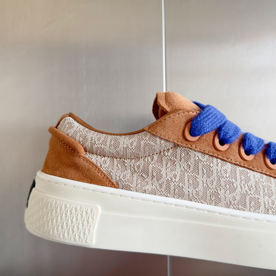 CD B33 Sneaker 40mm Light Brown Monogram Suede