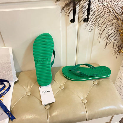 CD Thong Sandal Green Rubber 687621