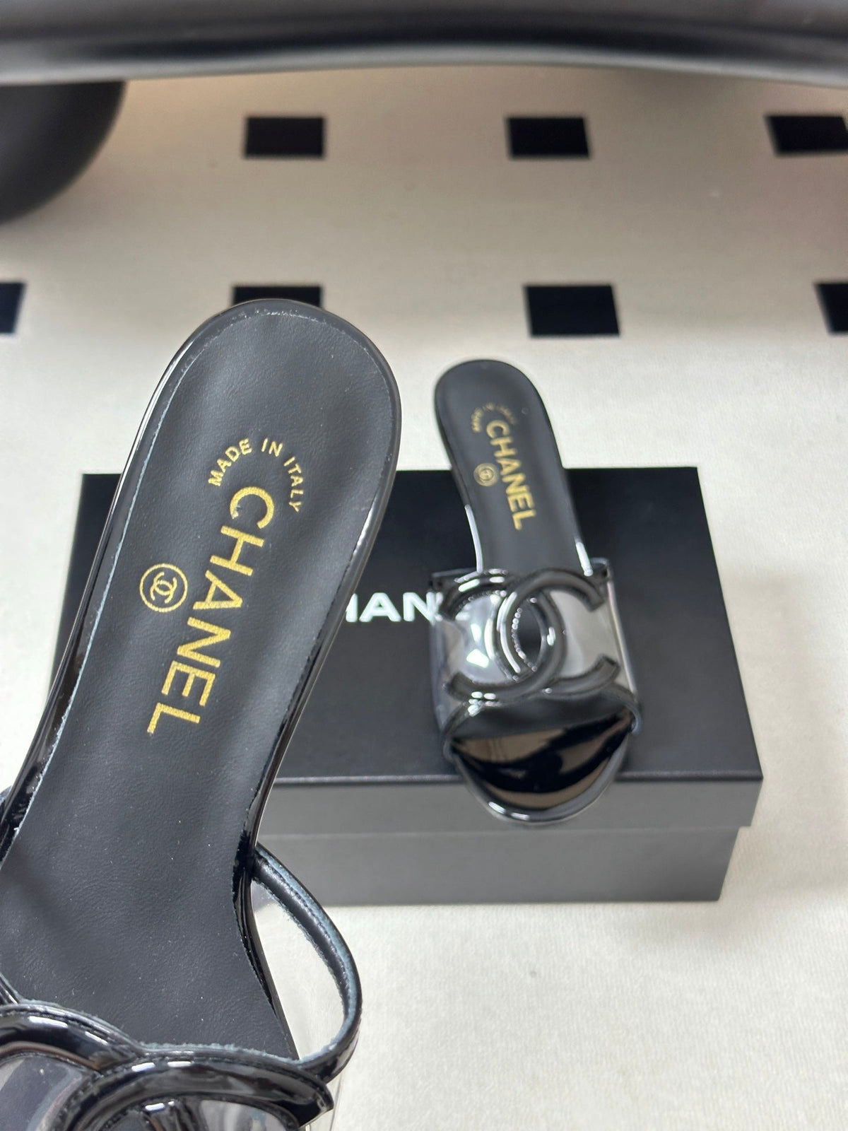 Chanel 2026 Sandals Plastic Sheepskin 834685