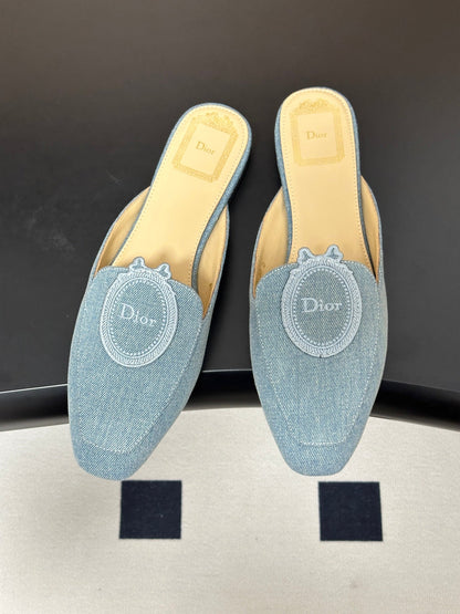 CD Médaillon Mule Light Blue Denim 834920