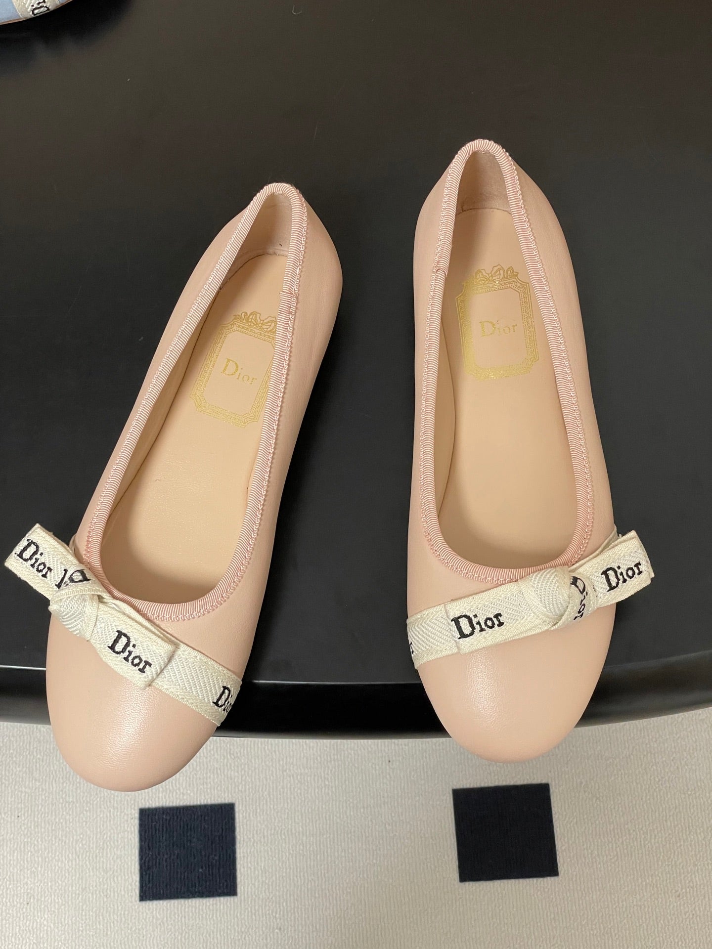 CD J'Adior Ballet Flat Pink Lambskin 834928