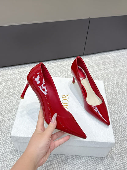 CD 26s High Heels Pump 85 Red Patent Leather 661474