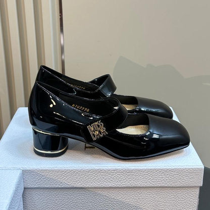 CD Miss Dior Pump 40mm Glossy Black Cowhide