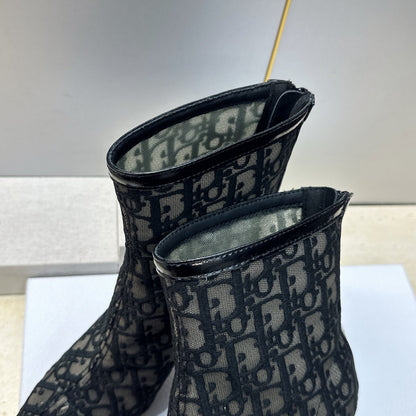 CD 26s Ardiorble Ankle Boots Black Mesh Leather 959599