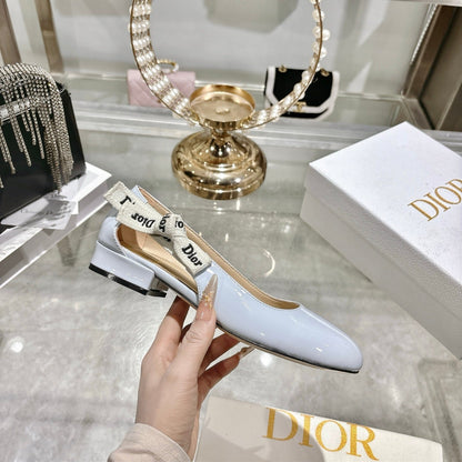 CD 26 Lolita Ballet Flats 30 Baby Blue Patent Leather 679730