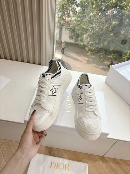 CD 26s Sneaker 45 White Canvas Cowhide 648334